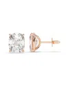 Lab Grown Diamonds 14k Rose Gold 3.00 Ct. Tw. Lab-grown Diamond Earrings