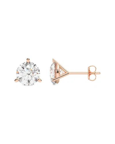 Lab Grown Diamonds 14k Rose Gold 3.00 Ct. Tw. Lab-grown Diamond Earrings