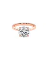 Lab Grown Diamonds 14k Rose Gold 3.00 Ct. Tw. Lab-grown Diamond Ring