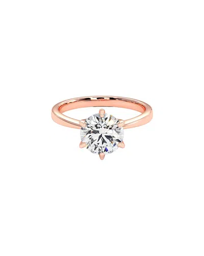 Lab Grown Diamonds 14k Rose Gold 3.14 Ct. Tw. Lab-grown Diamond Ring