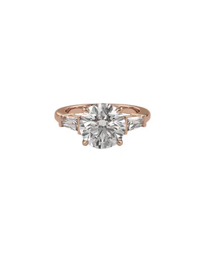 Lab Grown Diamonds 14k Rose Gold 3.40 Ct. Tw. Lab-grown Diamond Ring