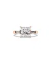 Lab Grown Diamonds 14k Rose Gold 3.50 Ct. Tw. Lab-grown Diamond Ring
