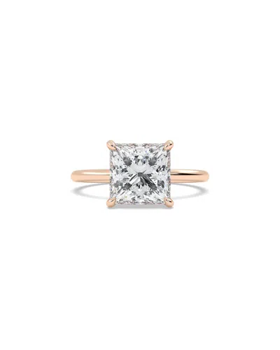 Lab Grown Diamonds 14k Rose Gold 3.50 Ct. Tw. Lab-grown Diamond Ring In Metallic