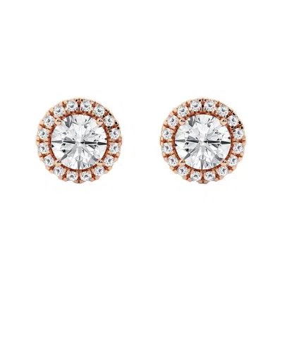 Lab Grown Diamonds 14k Rose Gold 3.50 Ct. Tw. Lab-grown Diamond Studs