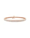 Lab Grown Diamonds 14k Rose Gold 4.00 Ct. Tw. Lab Grown Diamond Bracelet