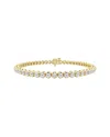 Lab Grown Diamonds 14k Rose Gold 4.00 Ct. Tw. Lab Grown Diamond Bracelet
