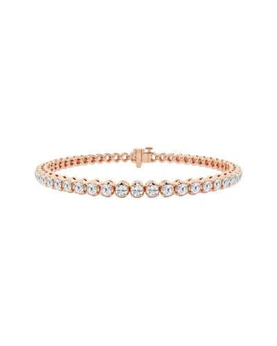 Lab Grown Diamonds 14k Rose Gold 4.00 Ct. Tw. Lab Grown Diamond Bracelet