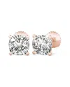 Lab Grown Diamonds 14k Rose Gold 4.00 Ct. Tw. Lab-grown Diamond Earrings