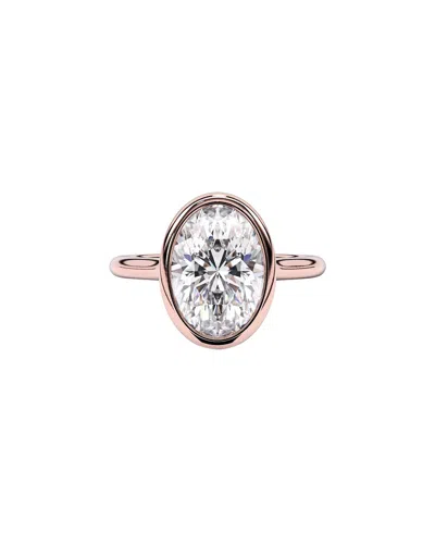 Lab Grown Diamonds 14k Rose Gold 4.00 Ct. Tw. Lab-grown Diamond Ring