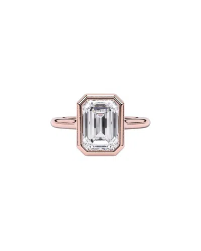 Lab Grown Diamonds 14k Rose Gold 4.00 Ct. Tw. Lab-grown Diamond Ring