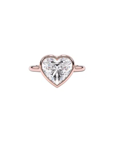 Lab Grown Diamonds 14k Rose Gold 4.00 Ct. Tw. Lab-grown Diamond Ring