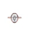 Lab Grown Diamonds 14k Rose Gold 4.00 Ct. Tw. Lab-grown Diamond Ring