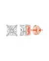 Lab Grown Diamonds 14k Rose Gold 4.00 Ct. Tw. Lab-grown Diamond Studs