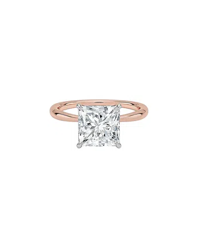 Lab Grown Diamonds 14k Rose Gold 4.01 Ct. Tw. Lab-grown Diamond Ring In Pink