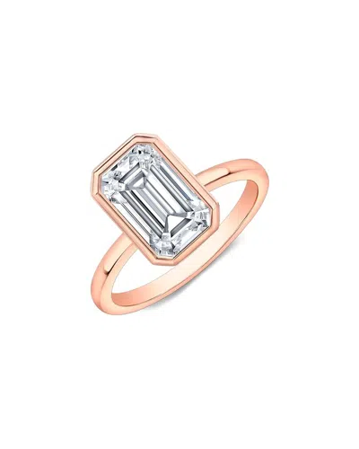 Lab Grown Diamonds 14k Rose Gold 4.01 Ct. Tw. Lab-grown Diamond Ring In Multi