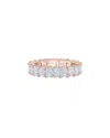 Lab Grown Diamonds 14k Rose Gold 4.41 Ct. Tw. Lab-grown Diamond Ring In Gold