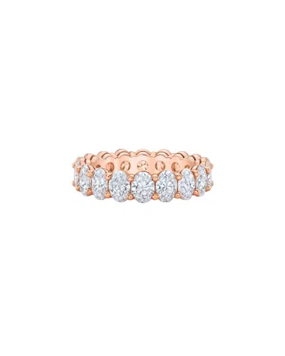 Lab Grown Diamonds 14k Rose Gold 4.50 Ct. Tw. Lab-grown Diamond Ring In White