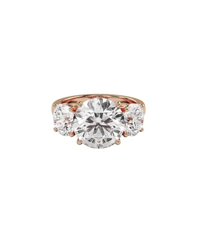 Lab Grown Diamonds 14k Rose Gold 4.80 Ct. Tw. Lab-grown Diamond Ring In White