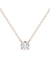 Lab Grown Diamonds 14k Rose Gold 5.00 Ct. Tw. Lab-grown Diamond Necklace In Gold