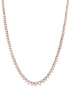 Lab Grown Diamonds 14k Rose Gold 5.00 Ct. Tw. Lab Grown Diamond Necklace