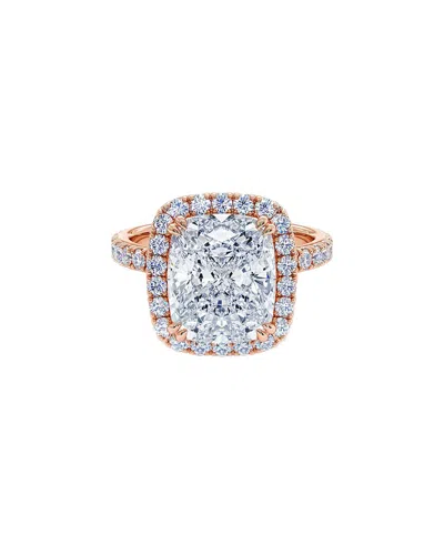 Lab Grown Diamonds 14k Rose Gold 5.00 Ct. Tw. Lab-grown Diamond Ring