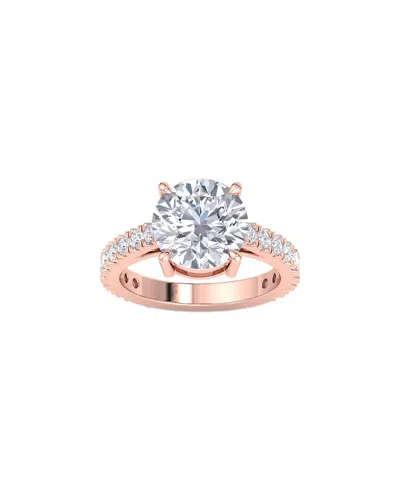 Lab Grown Diamonds 14k Rose Gold 5.00 Ct. Tw. Lab-grown Diamond Ring In Multi