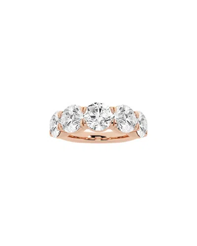 Lab Grown Diamonds 14k Rose Gold 5.00 Ct. Tw. Lab-grown Diamond Ring