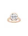 Lab Grown Diamonds 14k Rose Gold 5.00 Ct. Tw. Lab-grown Diamond Solitaire Ring