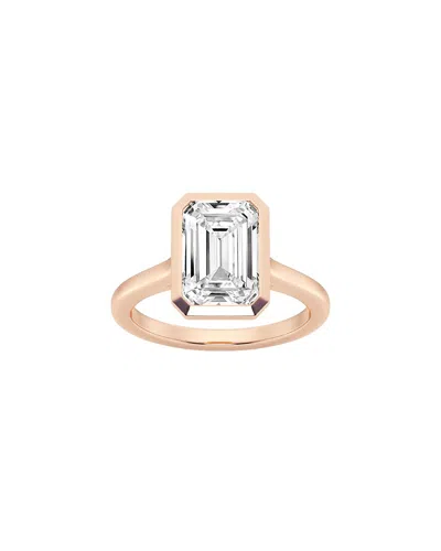 Lab Grown Diamonds 14k Rose Gold 5.00 Ct. Tw. Lab-grown Diamond Solitaire Ring