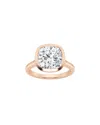 Lab Grown Diamonds 14k Rose Gold 5.00 Ct. Tw. Lab-grown Diamond Solitaire Ring
