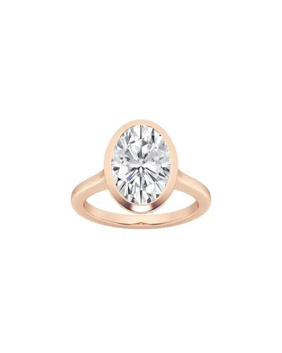 LAB GROWN DIAMONDS 14K ROSE GOLD 5.00 CT. TW. LAB-GROWN DIAMOND SOLITAIRE RING