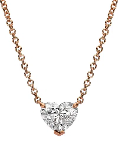 Lab Grown Diamonds 14k Rose Gold 5.50 Ct. Tw. Lab-grown Diamond Necklace