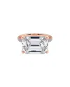 Lab Grown Diamonds 14k Rose Gold 5.59 Ct. Tw. Lab-grown Diamond Ring