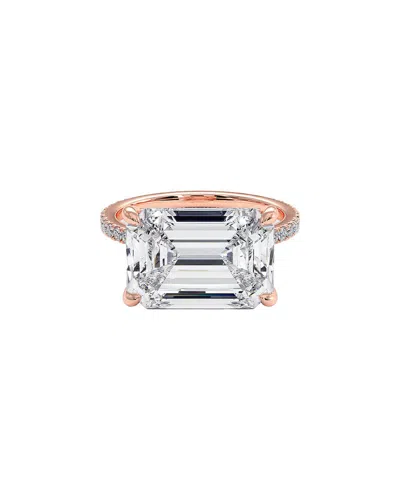 Lab Grown Diamonds 14k Rose Gold 5.59 Ct. Tw. Lab-grown Diamond Ring