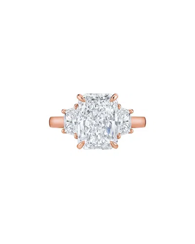 LAB GROWN DIAMONDS 14K ROSE GOLD 5.90 CT. TW. LAB-GROWN DIAMOND RING