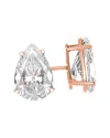 Lab Grown Diamonds 14k Rose Gold 6.00 Ct. Tw. Lab-grown Diamond Earrings