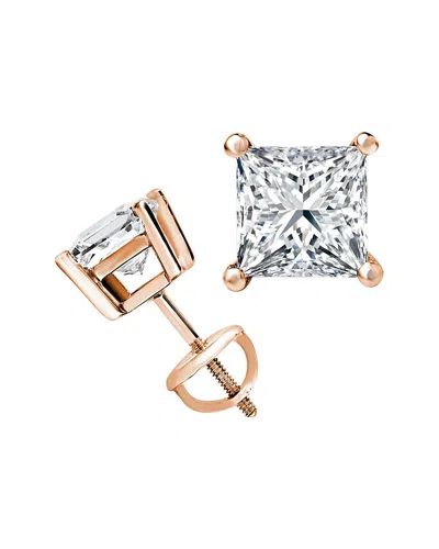 Lab Grown Diamonds 14k Rose Gold 6.00 Ct. Tw. Lab-grown Diamond Earrings