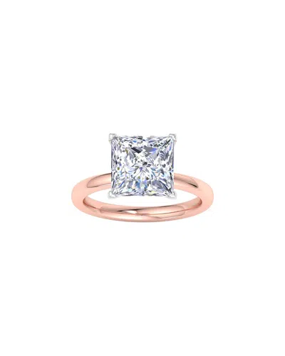 Lab Grown Diamonds 14k Rose Gold 6.01 Ct. Tw. Lab-grown Diamond Ring In Metallic