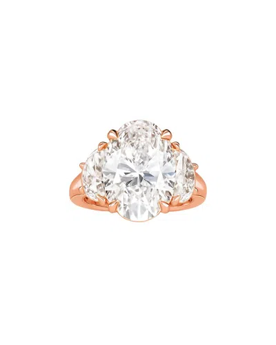 Lab Grown Diamonds 14k Rose Gold 6.60 Ct. Tw. Lab-grown Diamond Ring In Pink