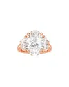 Lab Grown Diamonds 14k Rose Gold 7.00 Ct. Tw. Lab-grown Diamond Ring In Gold