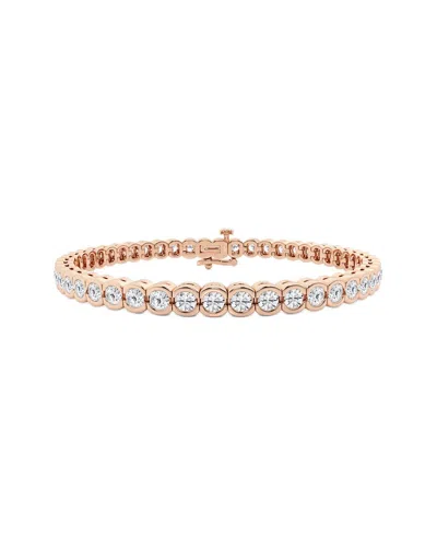 Lab Grown Diamonds 14k Rose Gold 7.02 Ct. Tw. Lab Grown Diamond Bracelet
