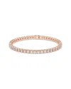 Lab Grown Diamonds 14k Rose Gold 0.00 Ct. Tw. Lab-grown Diamond Bracelet