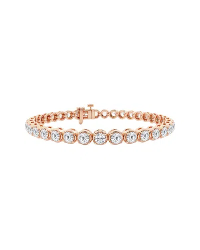 Lab Grown Diamonds 14k Rose Gold 7.00 Ct. Tw. Lab Grown Diamond Bracelet