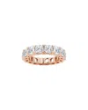 Lab Grown Diamonds 14k Rose Gold 7.00 Ct. Tw. Lab Grown Diamond Eternity Ring