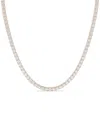 Lab Grown Diamonds 14k Rose Gold 7.00 Ct. Tw. Lab-grown Diamond Necklace In Brown