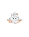 Lab Grown Diamonds 14k Rose Gold 7.20 Ct. Tw. Lab-grown Diamond Ring