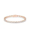 Lab Grown Diamonds 14k Rose Gold 7.50 Ct. Tw. Lab-grown Diamond Bracelet In Gold