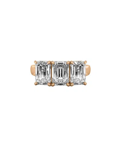 Lab Grown Diamonds 14k Rose Gold 7.50 Ct. Tw. Lab-grown Diamond Ring In Metallic