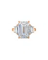 Lab Grown Diamonds 14k Rose Gold 7.60 Ct. Tw. Lab-grown Diamond Ring