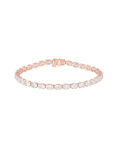Lab Grown Diamonds 14k Rose Gold 7.80 Ct. Tw. Lab Grown Diamond Bracelet